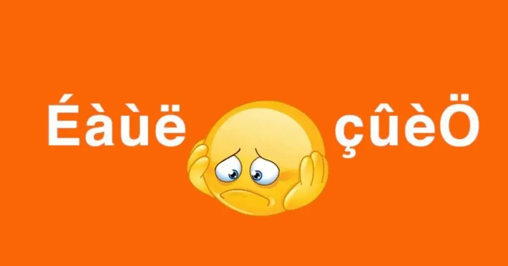 encodages caracteres speciaux