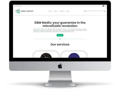 Accueil 4 Site web DBM Medix - Technologies microfluidiques
